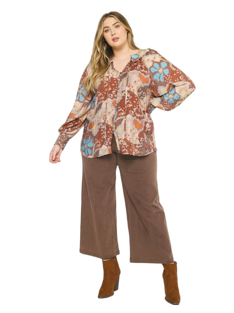 Curvy With You Always Floral Top