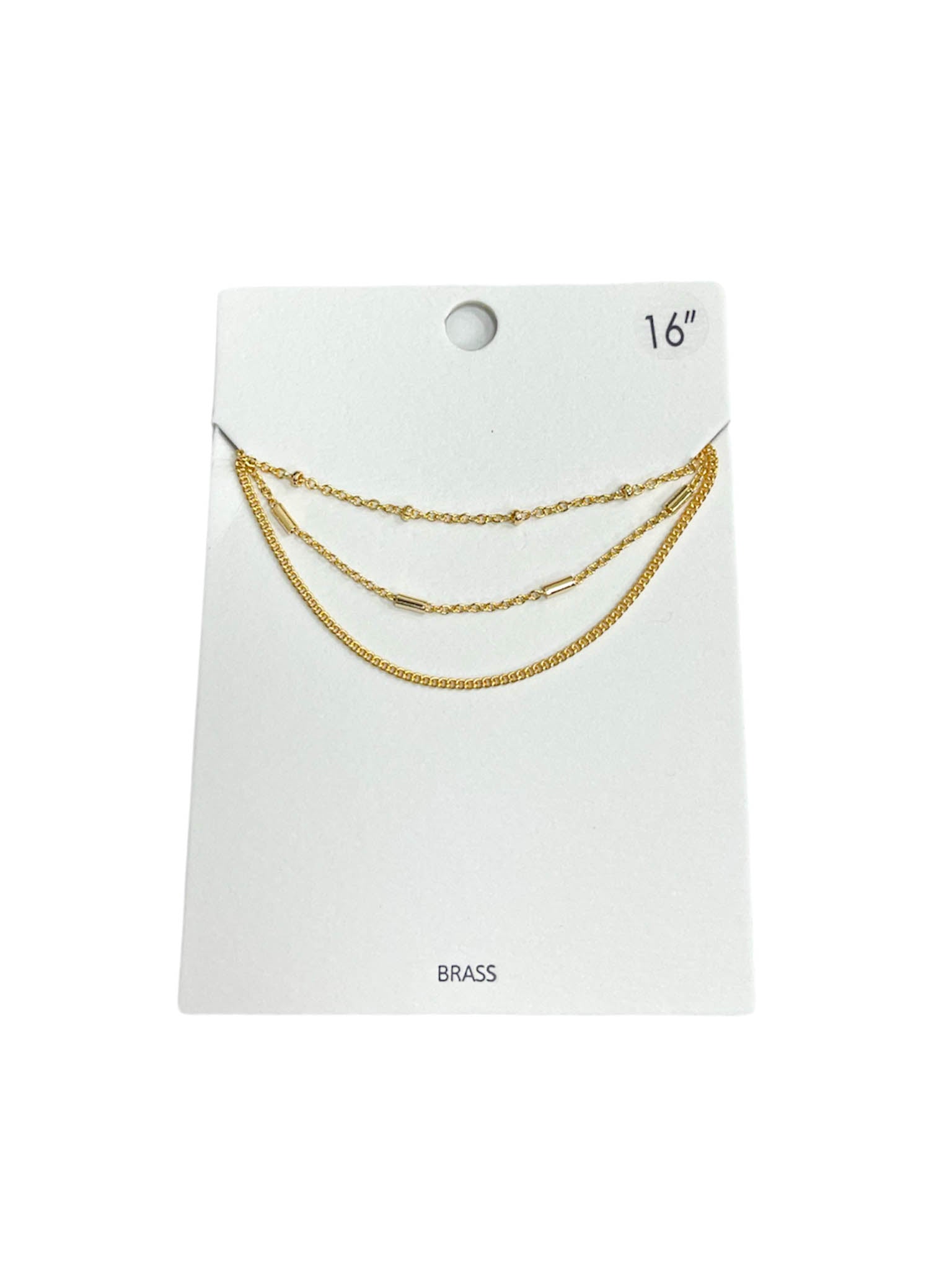 Gold Double Layered Necklace