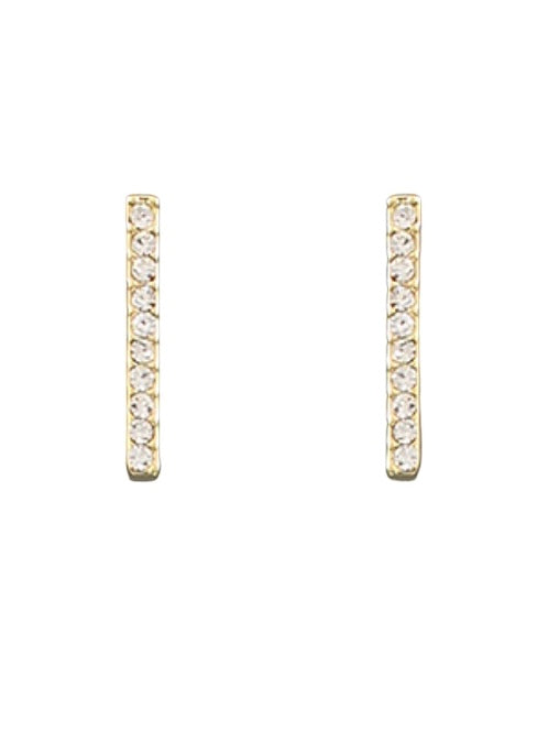 CZ Bar Earrings