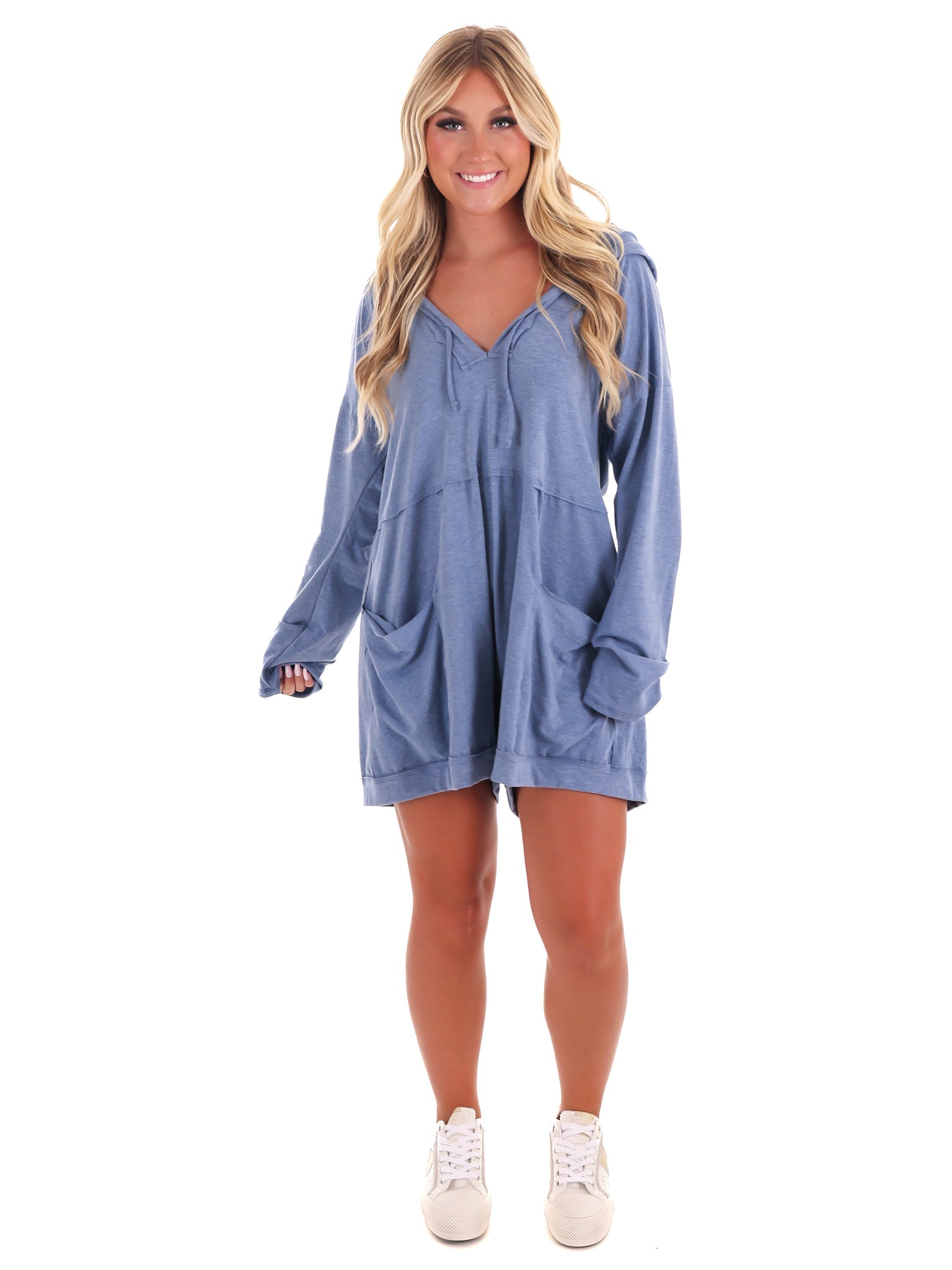 Effortless Style Hoodie Romper