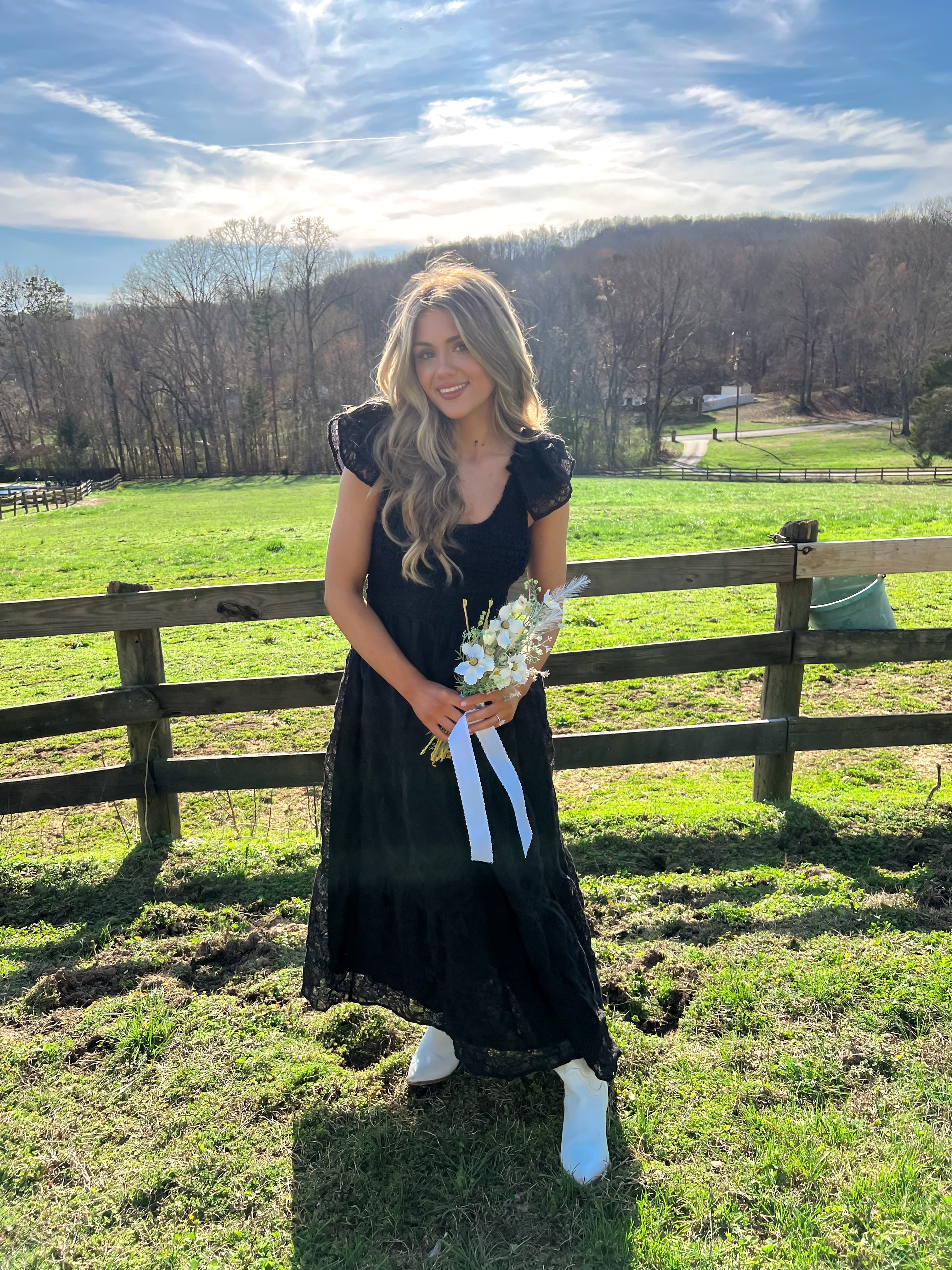 Hello Beautiful Embroidered Midi Dress