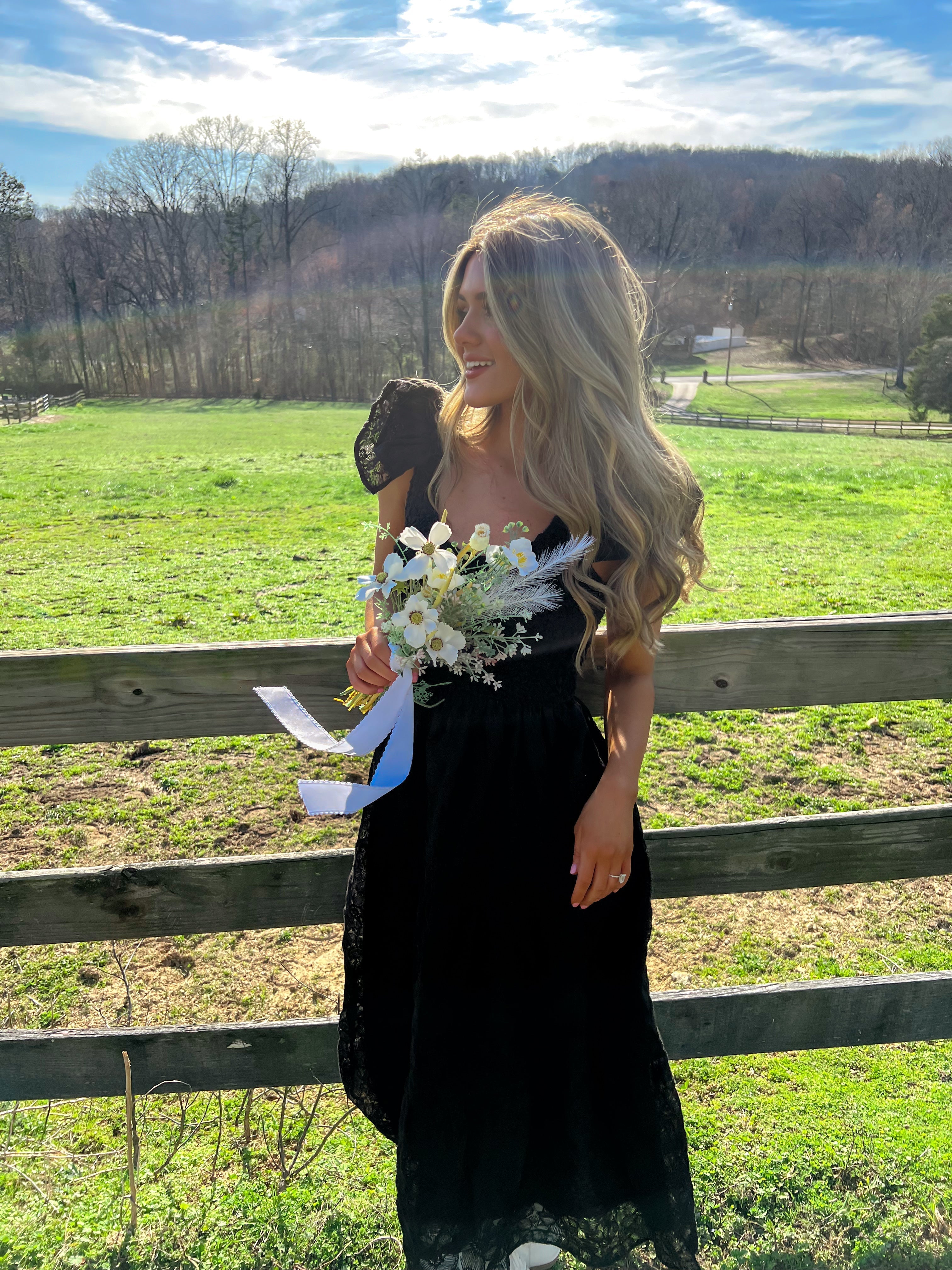 Hello Beautiful Embroidered Midi Dress