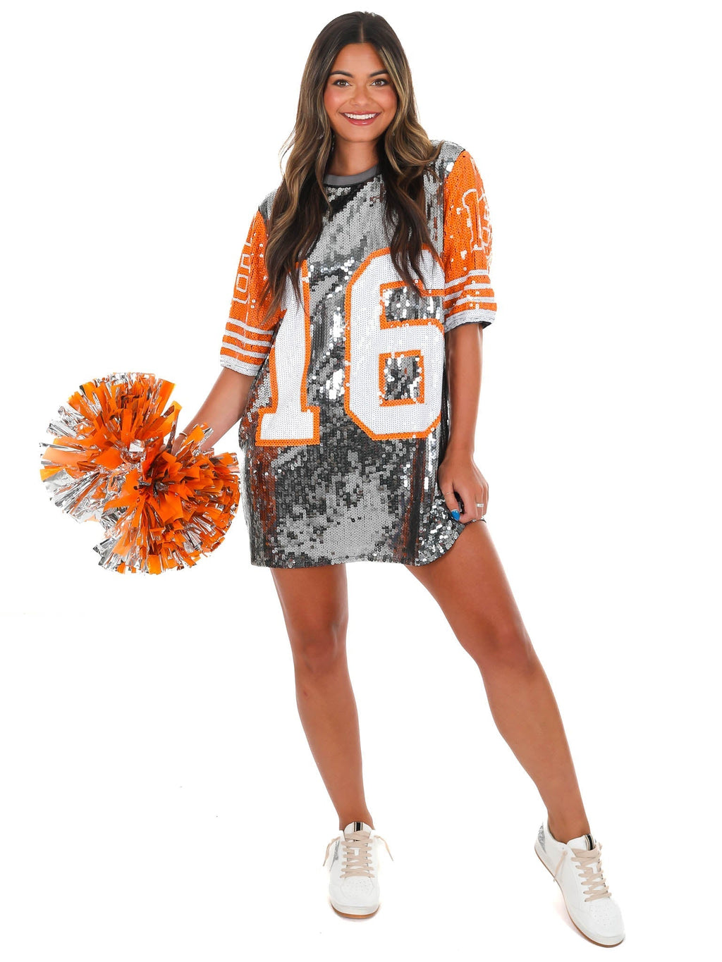 16 Sequin Jersey Dress