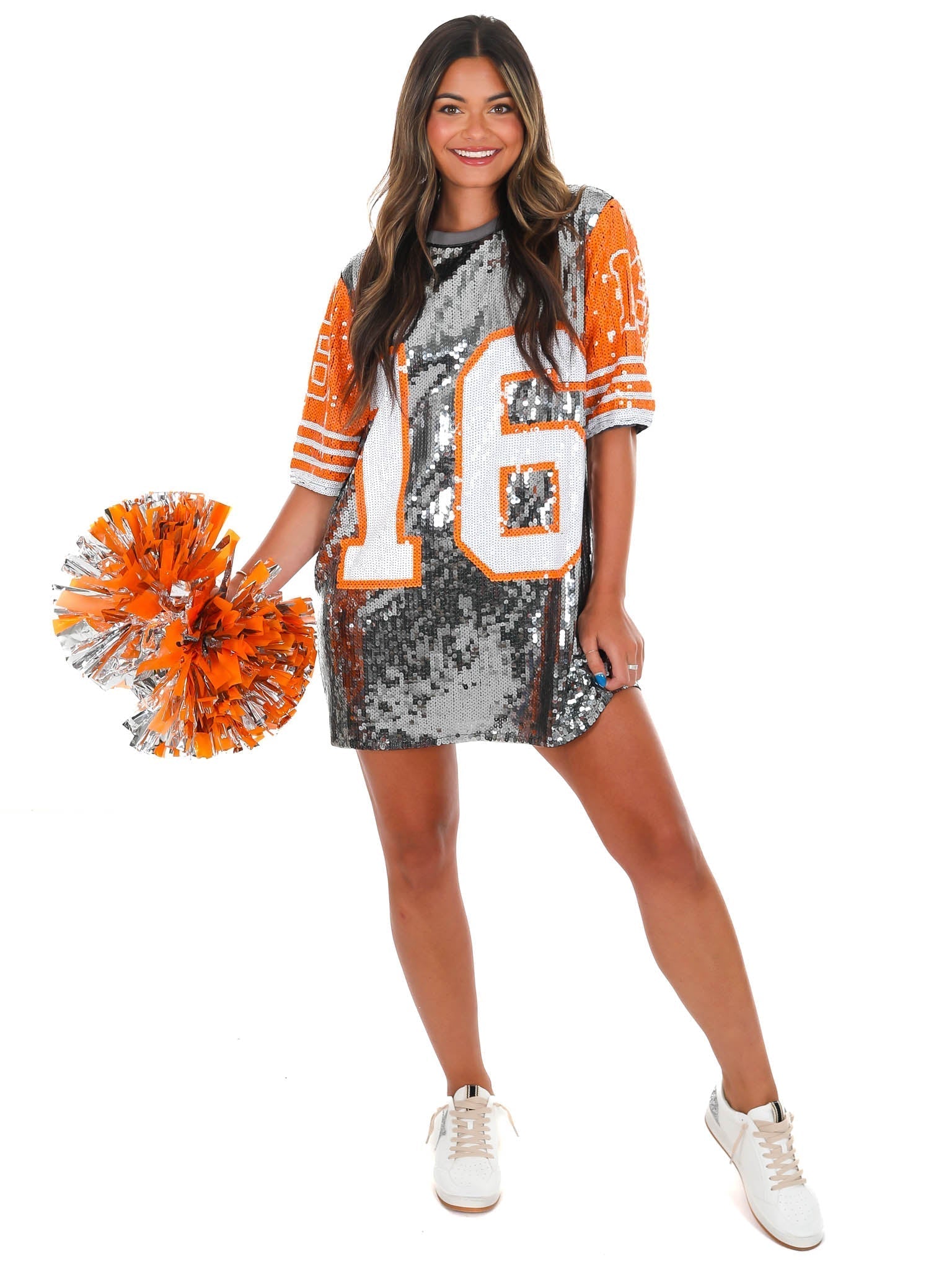 16 Sequin Jersey Dress