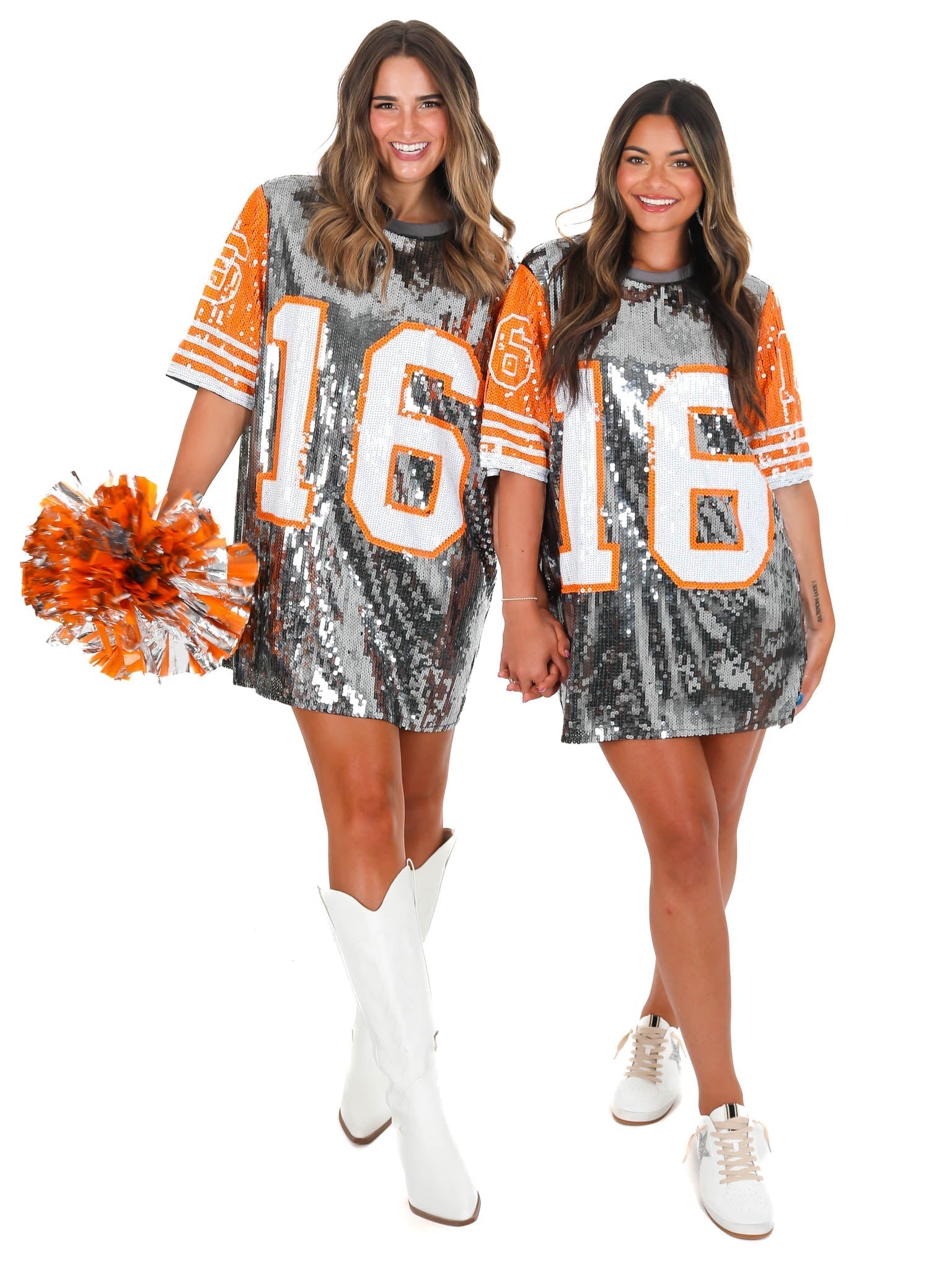 16 Sequin Jersey Dress