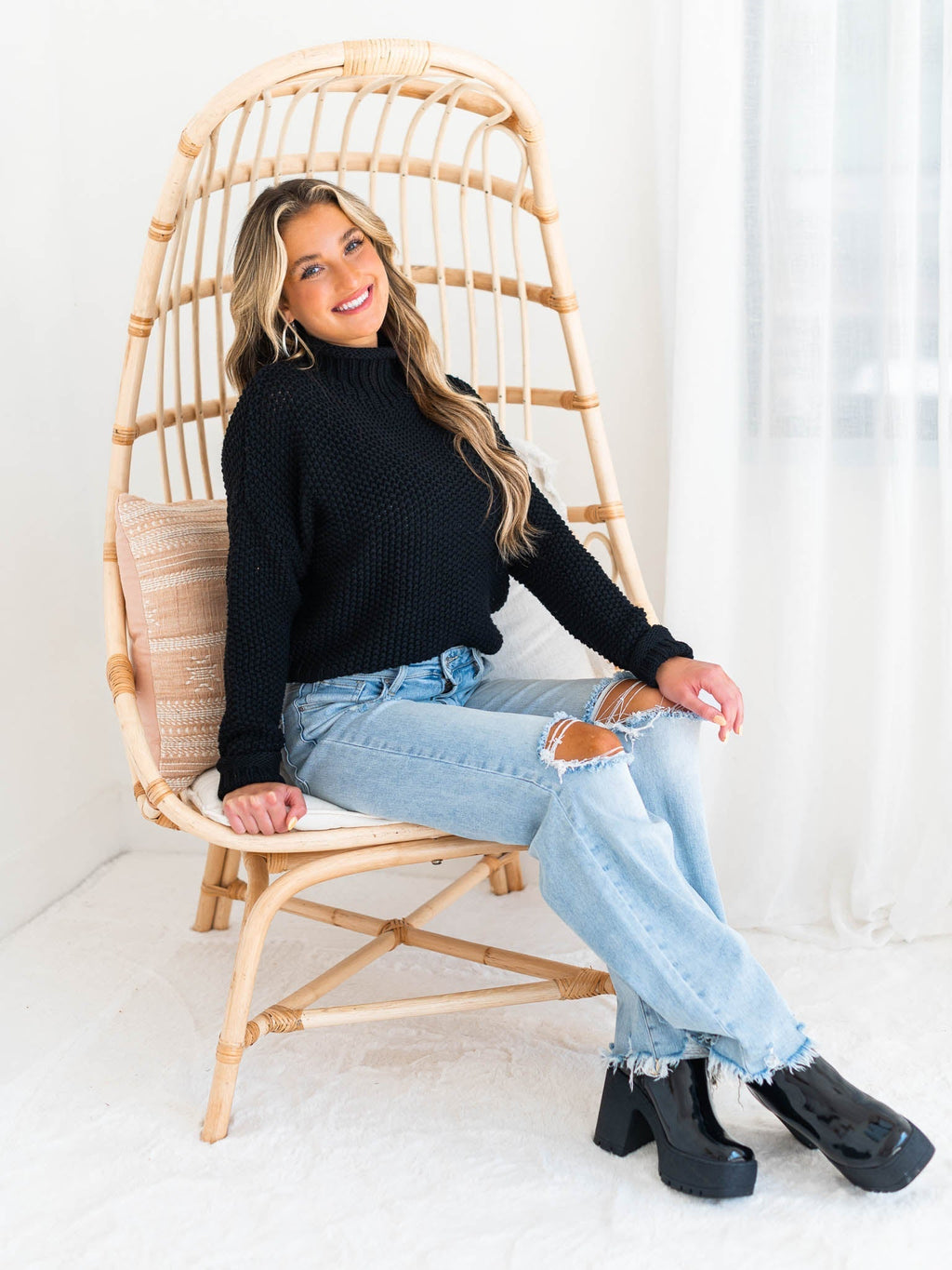 Arm Candy Turtleneck Sweater