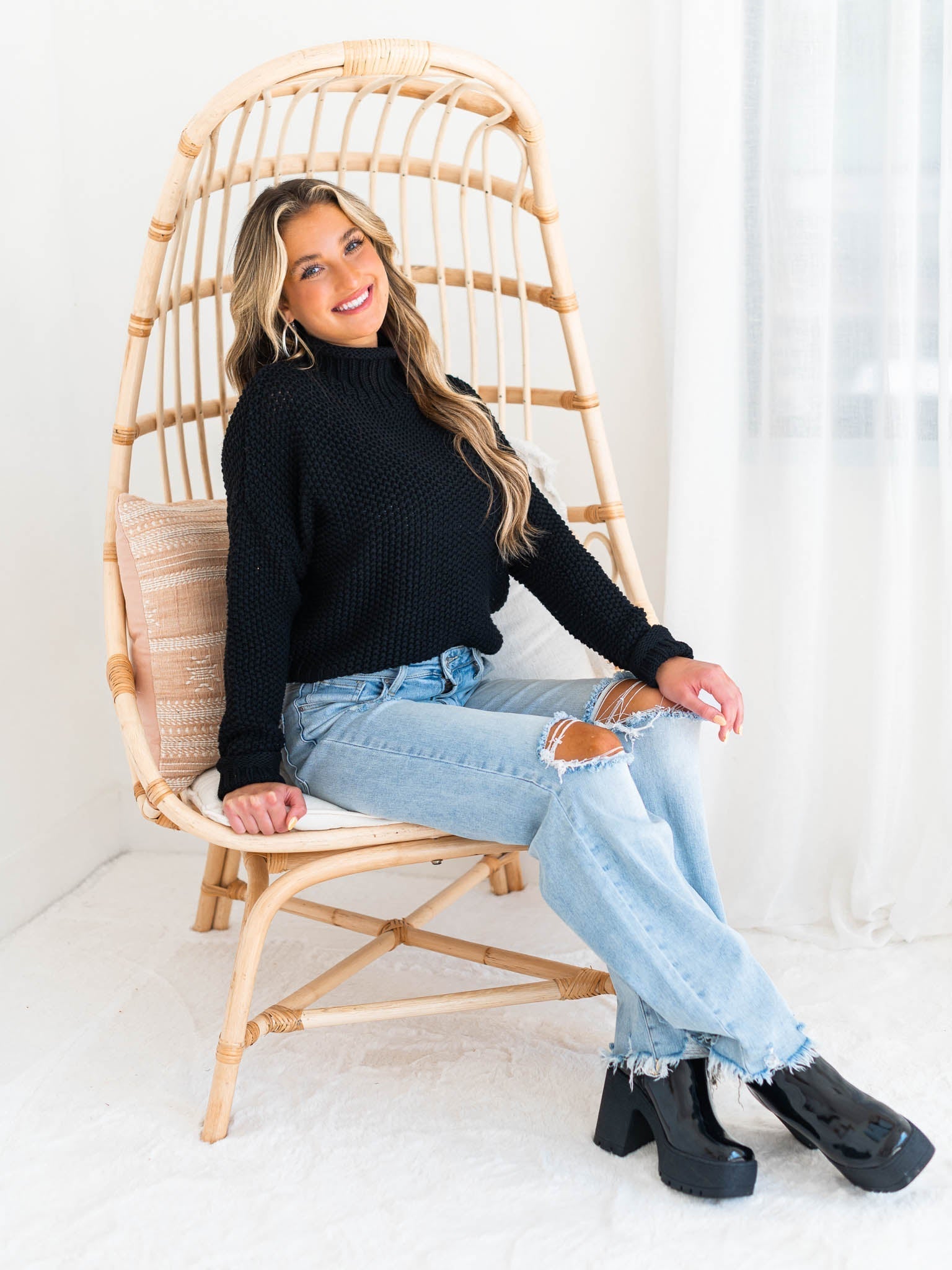 Arm Candy Turtleneck Sweater