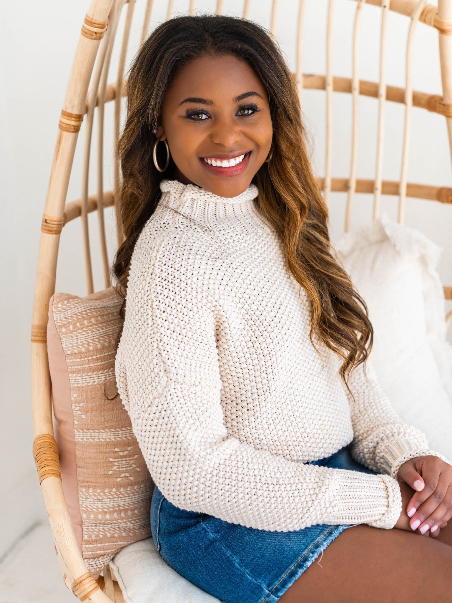 Arm Candy Turtleneck Sweater