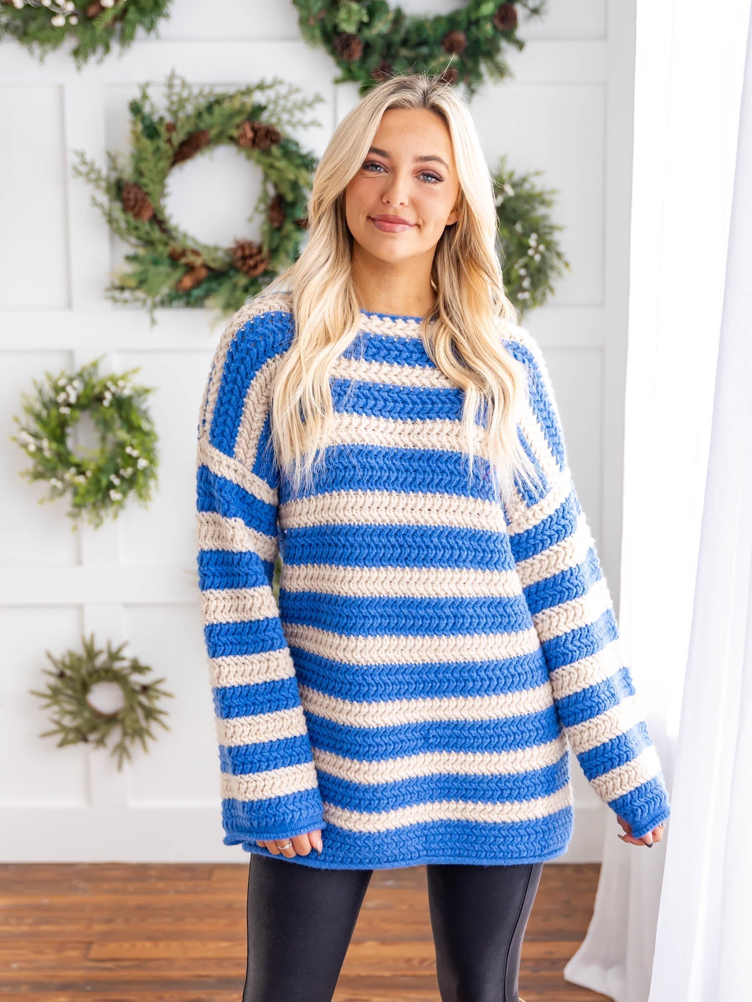 Angels Like You Stripe Sweater