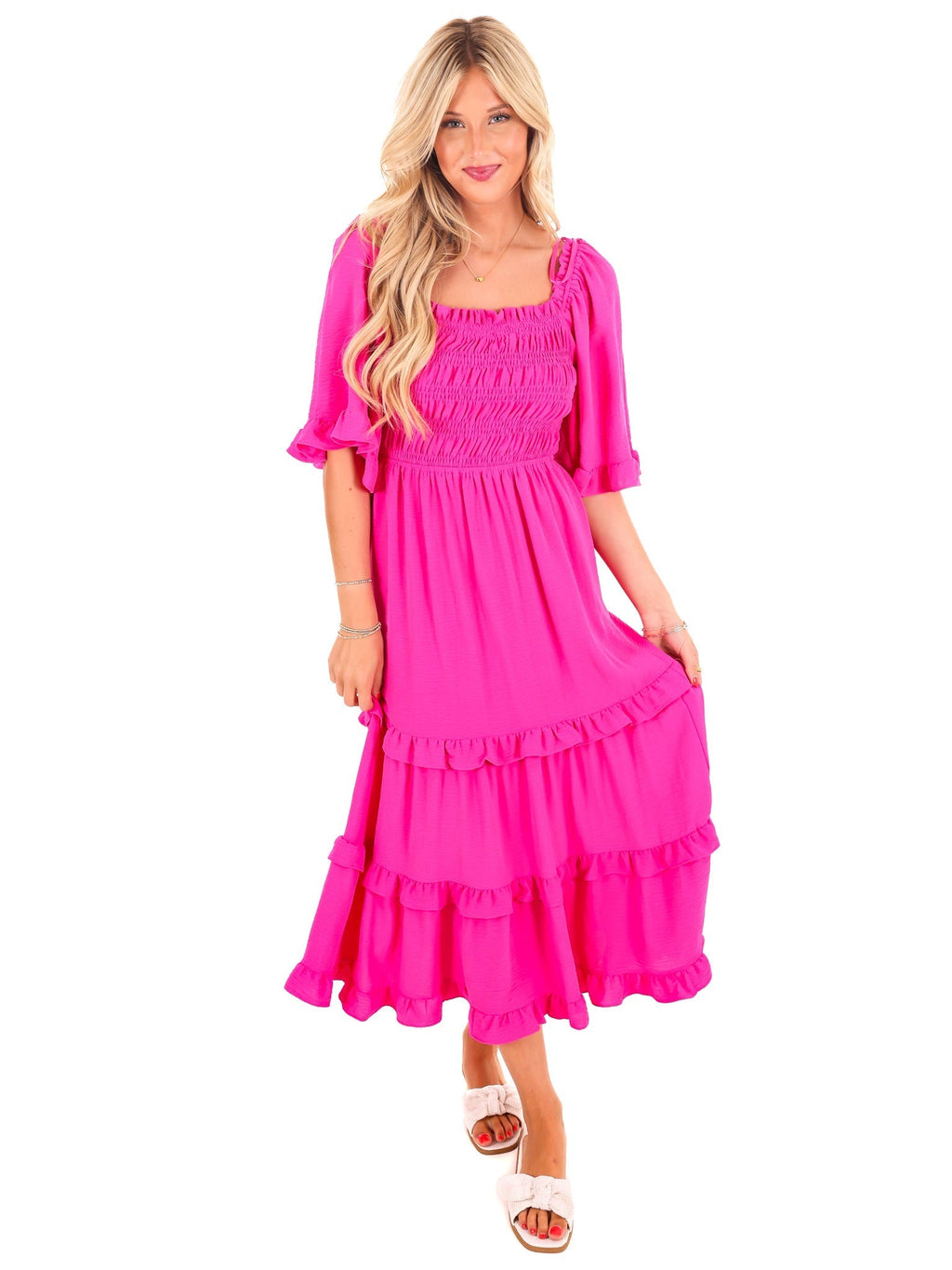 Coming Home Midi Dress