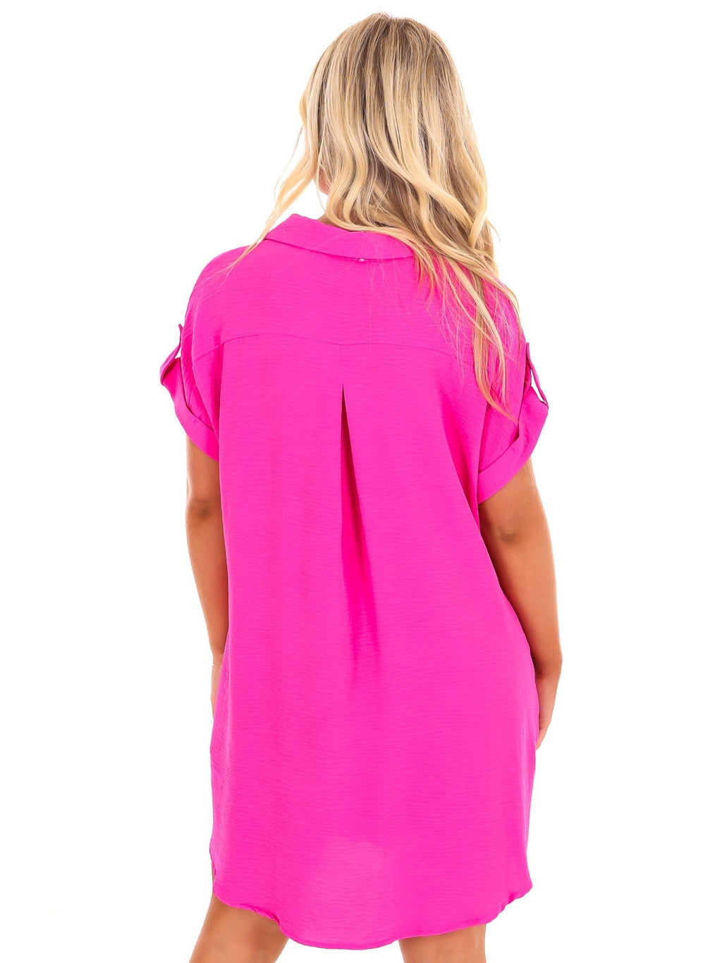 Easy Street Button Up Shirt Dress