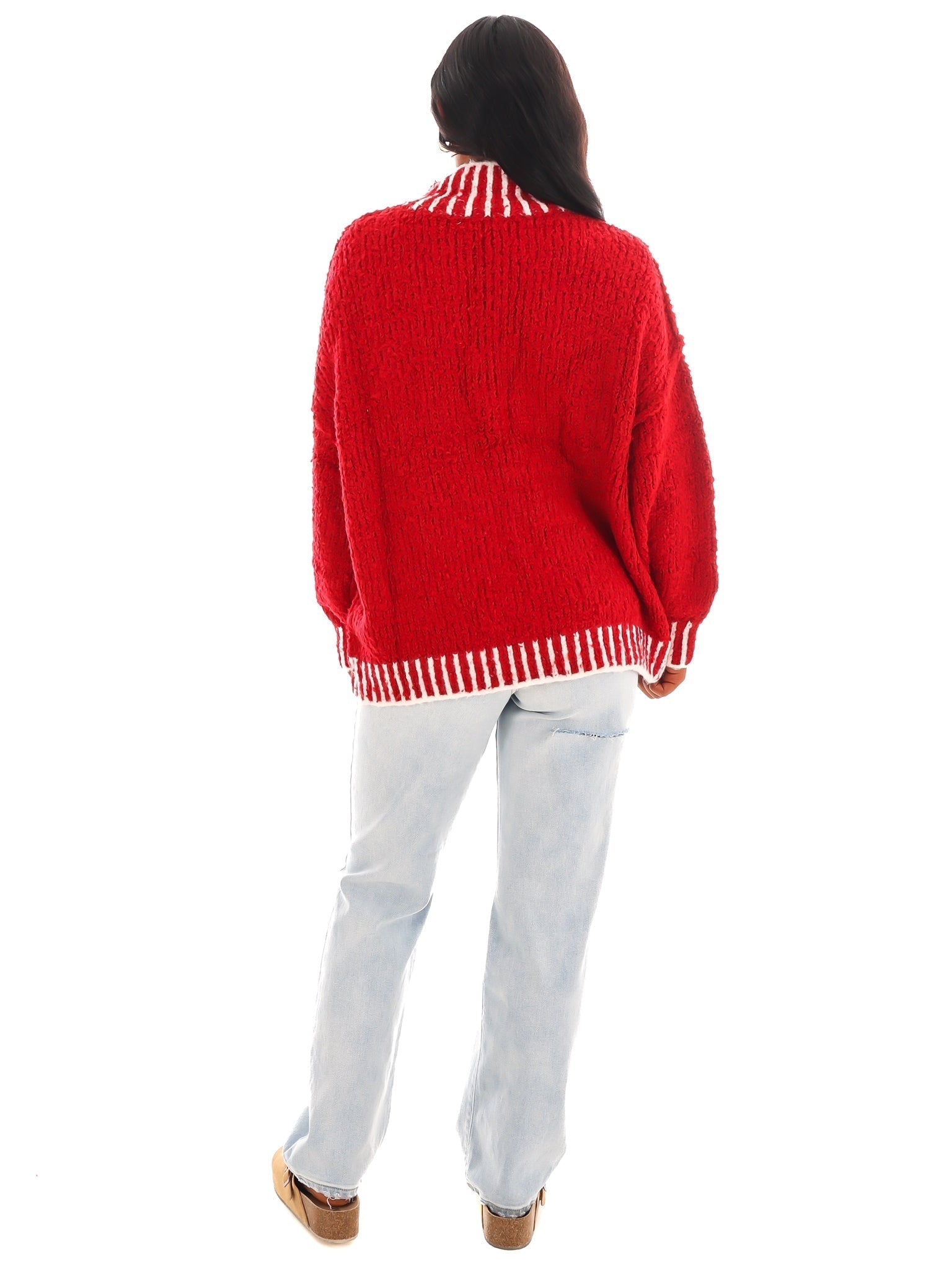 Endless Journey Contrast Sweater Top