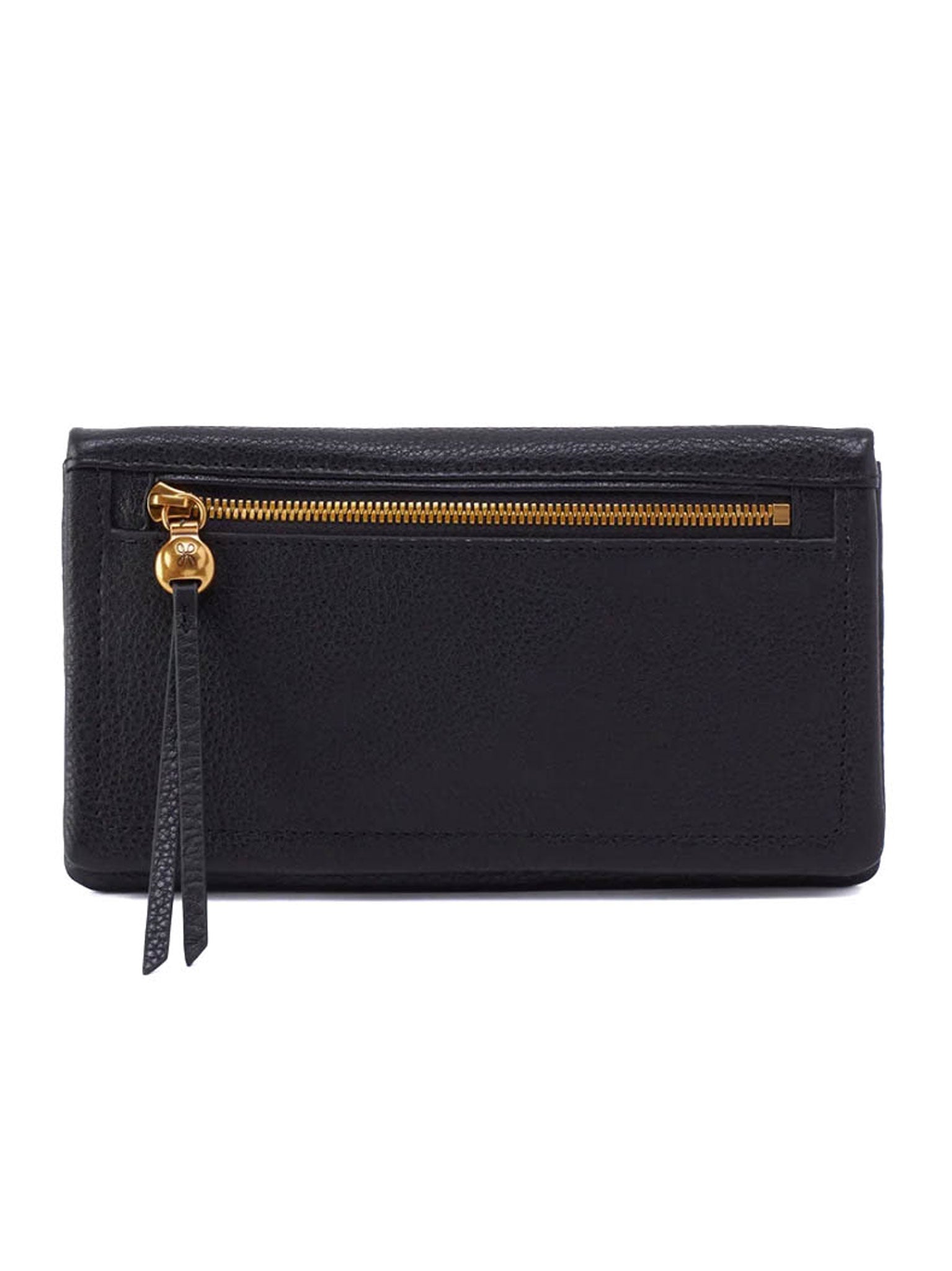 Hobo Black Lumen Continental Wallet