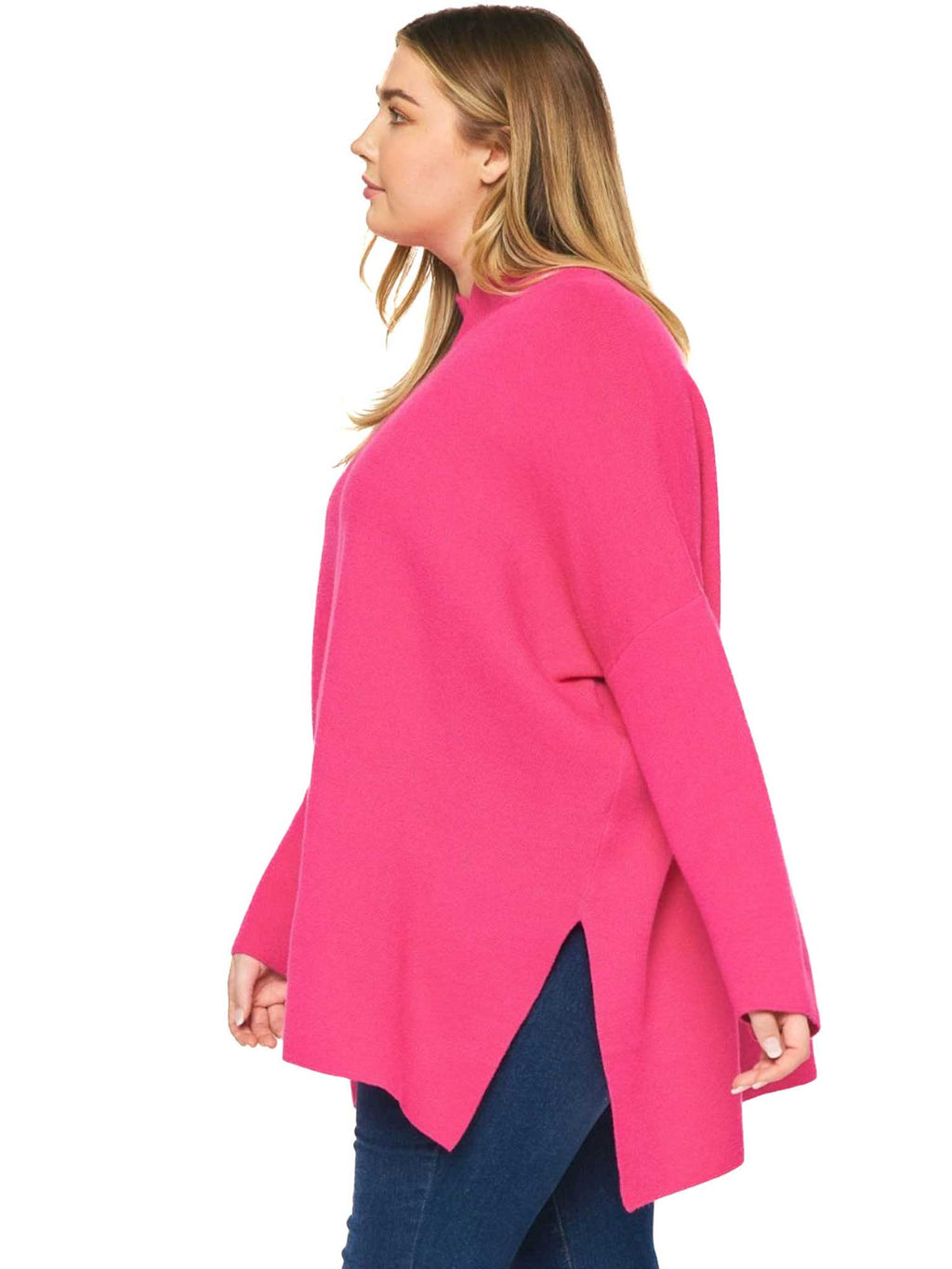 Curvy Love At Last Mock Neck Top