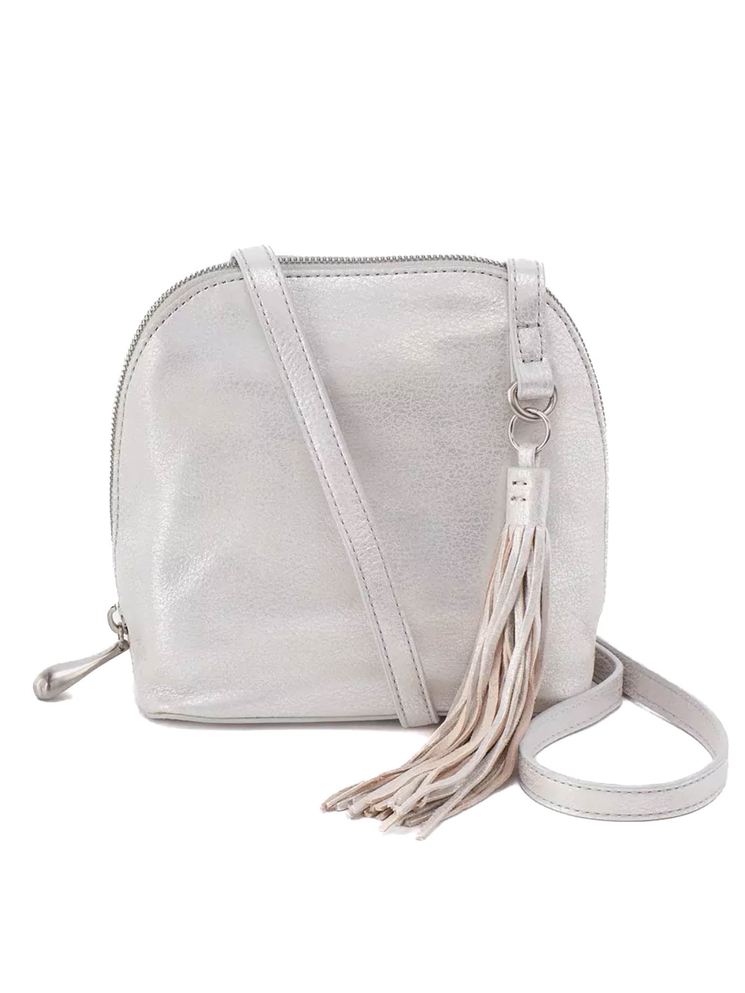 Hobo Nash Metallic Silver Crossbody