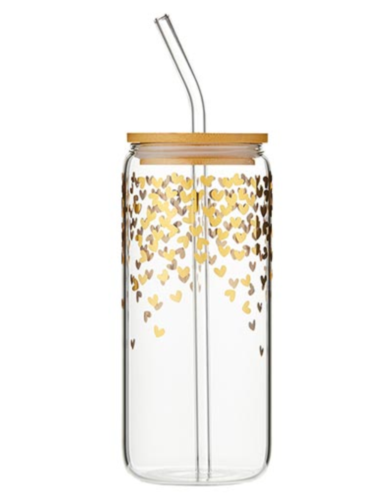 Heart Confetti Cold Brew Tumbler