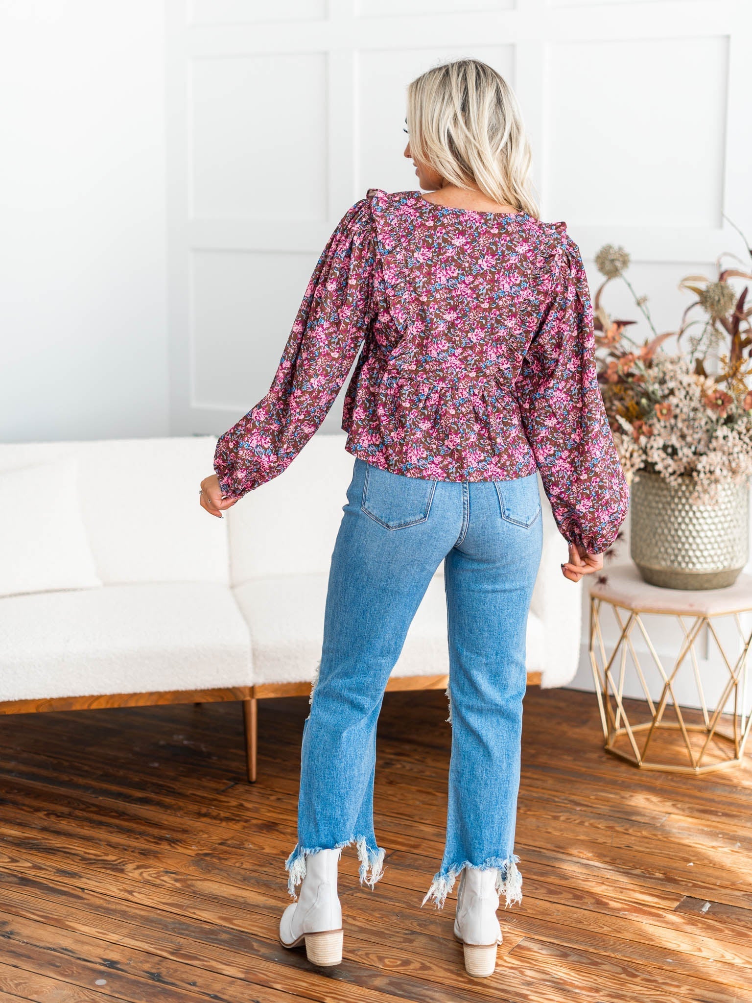 Came the Closest Floral Top