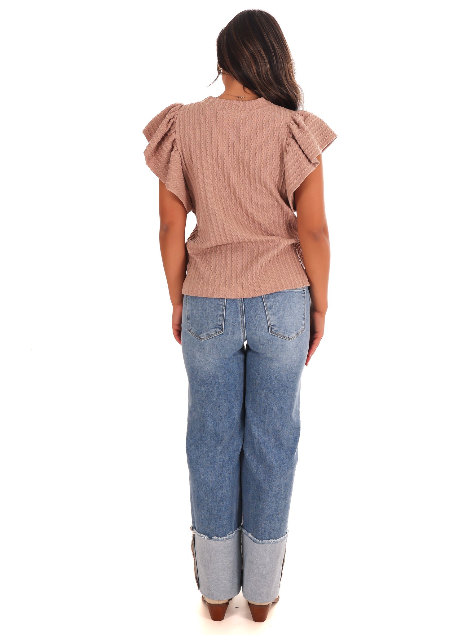 Carry My Love Textured Top