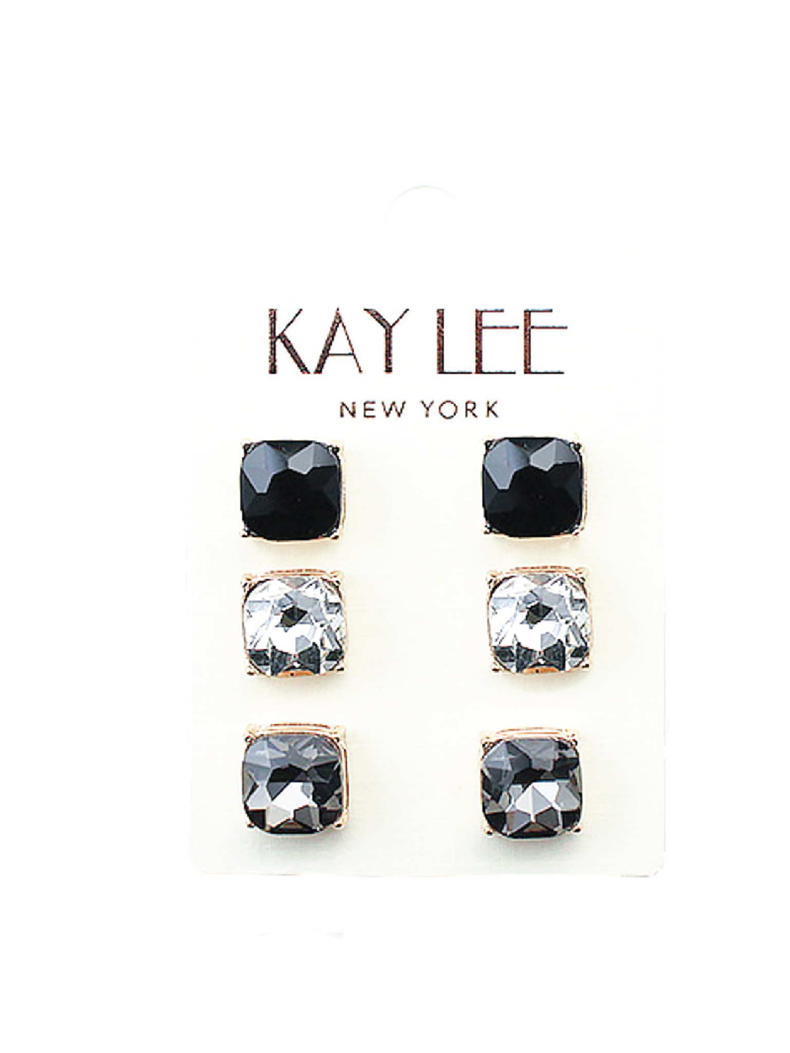 Assorted Stud 3 Piece Earring Set