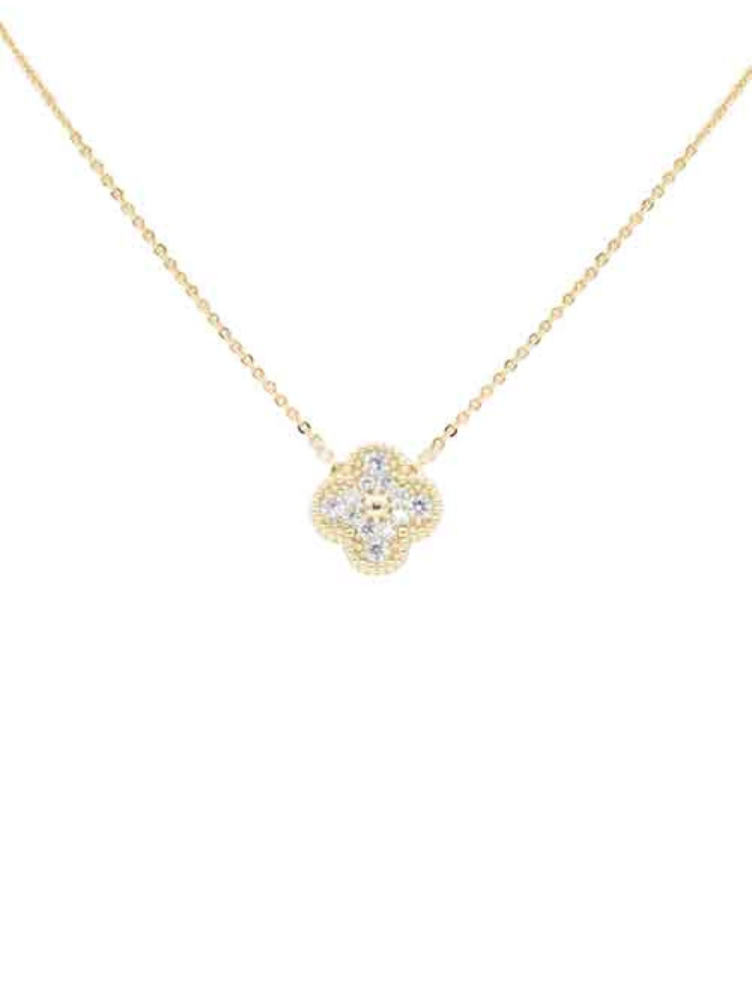 Crystal Flower Necklace