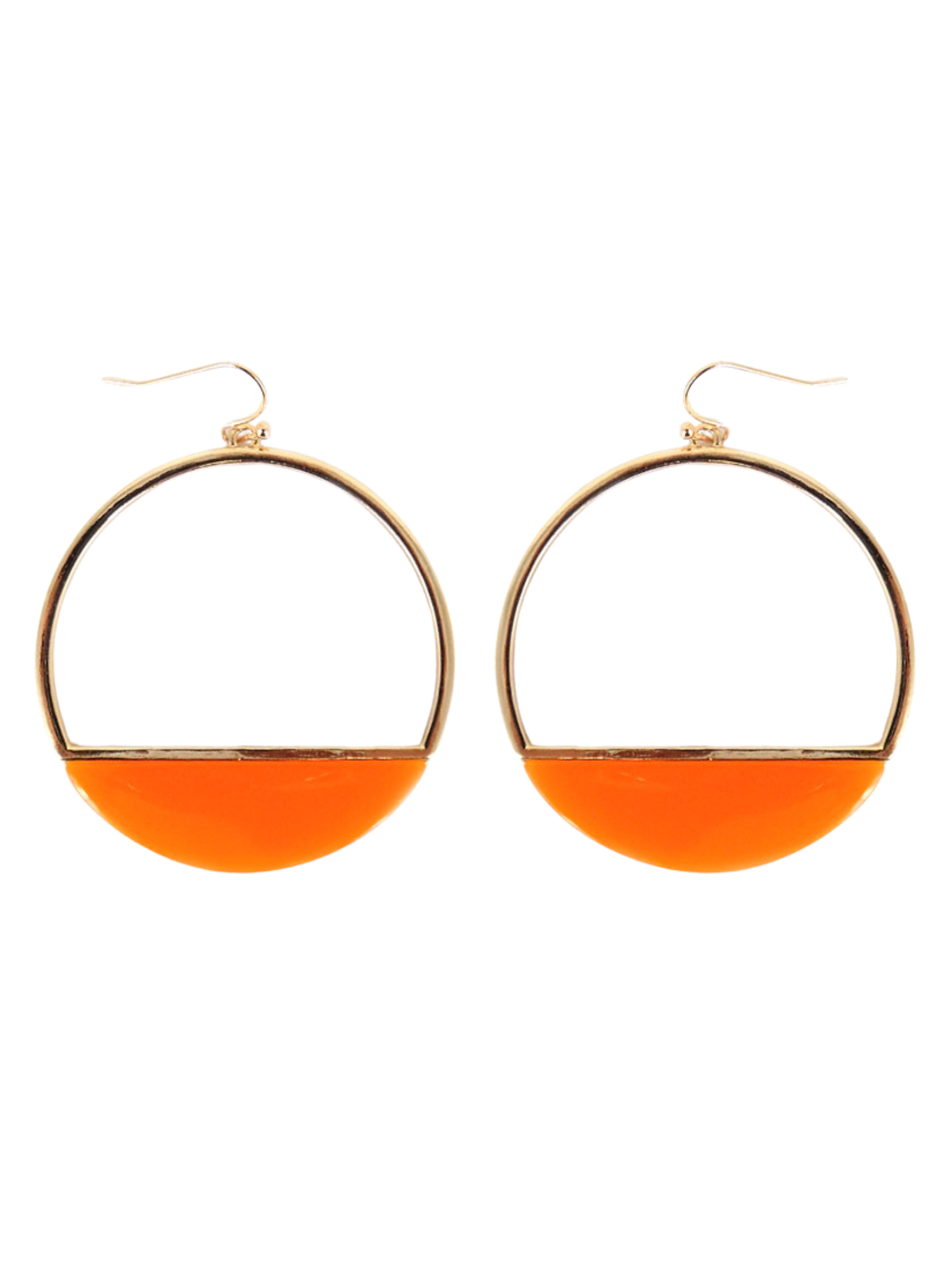Halftime Geometric Hoop Earrings