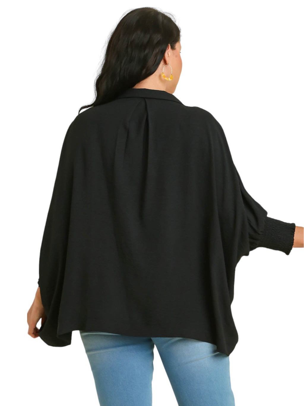 Curvy Put You First Collared Top