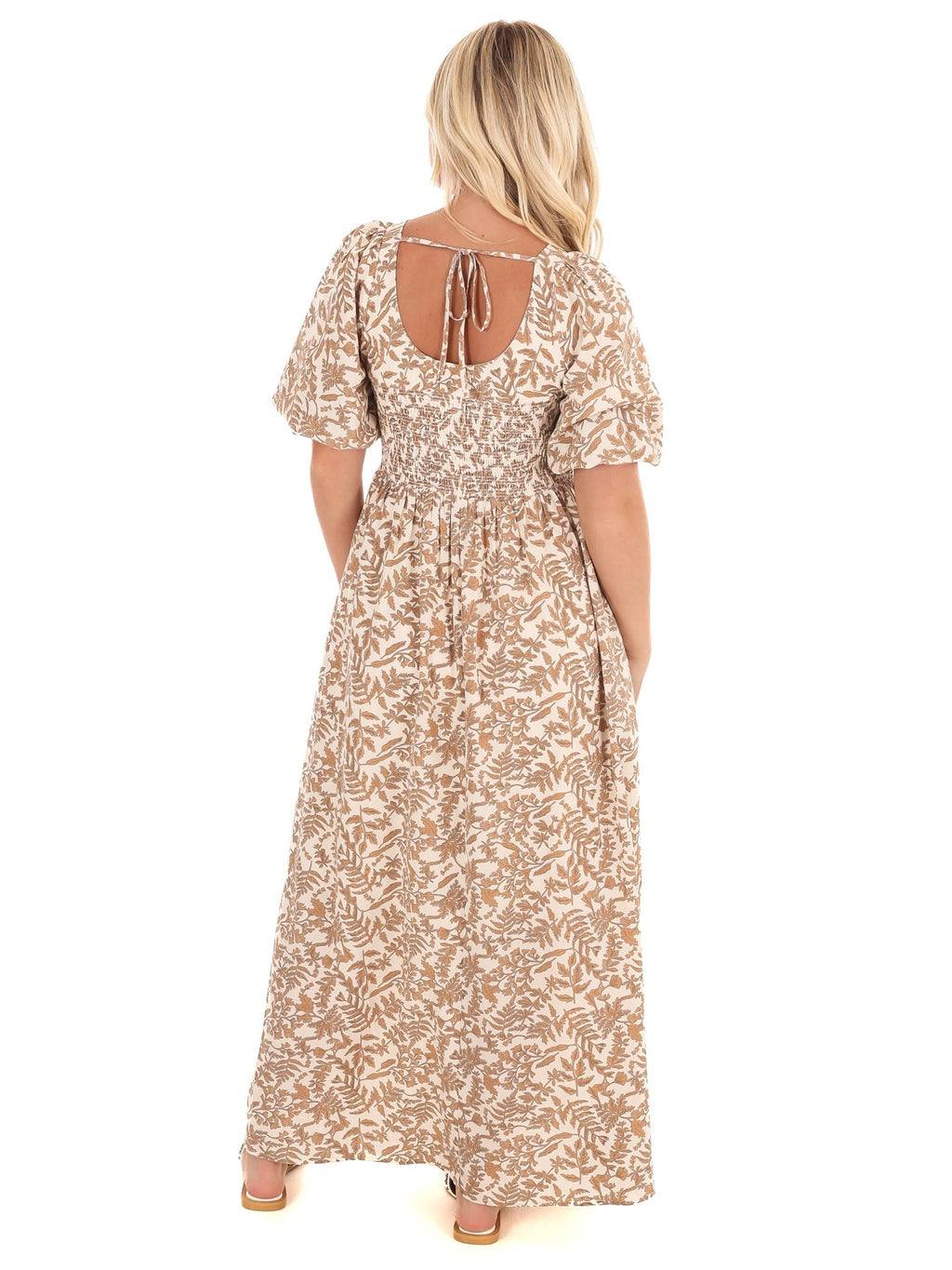 Autumn Dreams Floral Midi Dress