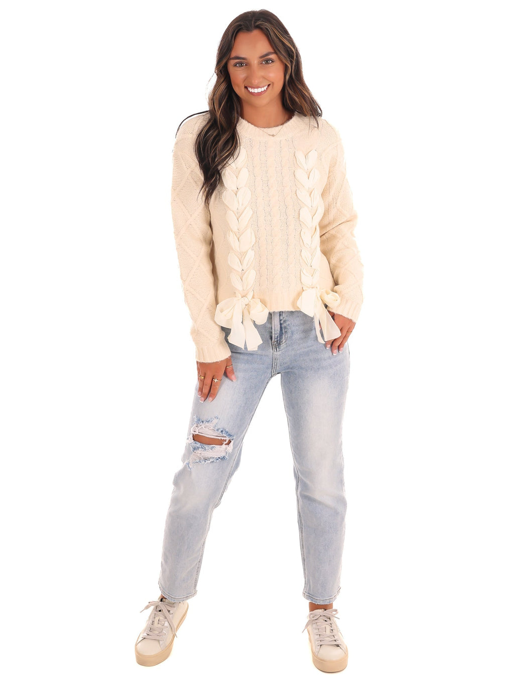 Charming Bow Sweater