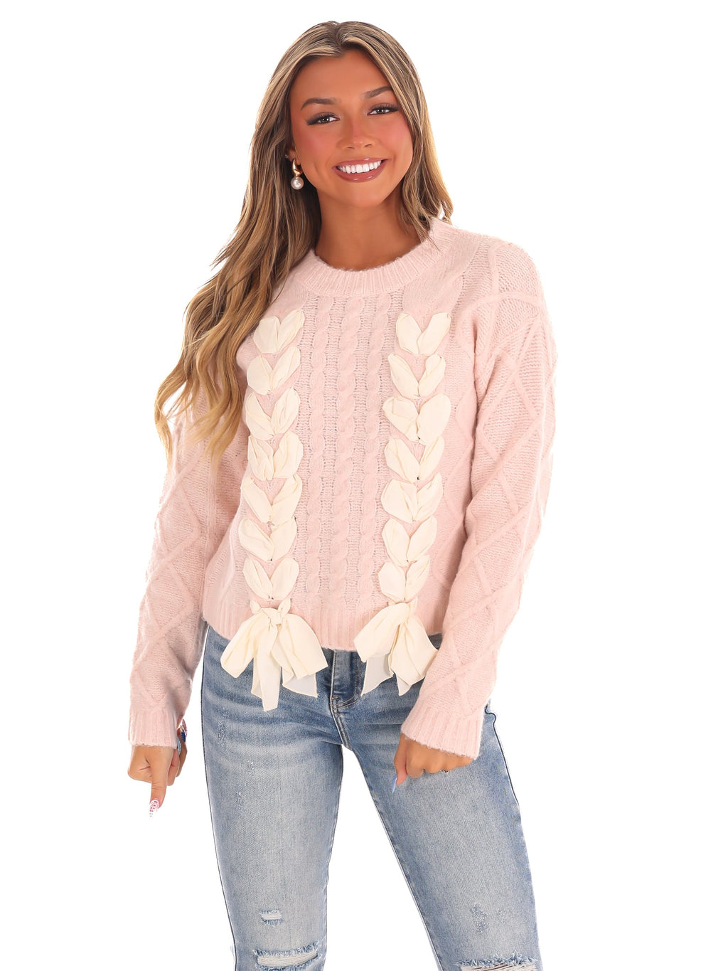 Charming Bow Sweater